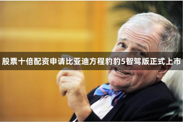 股票十倍配资申请比亚迪方程豹豹5智驾版正式上市