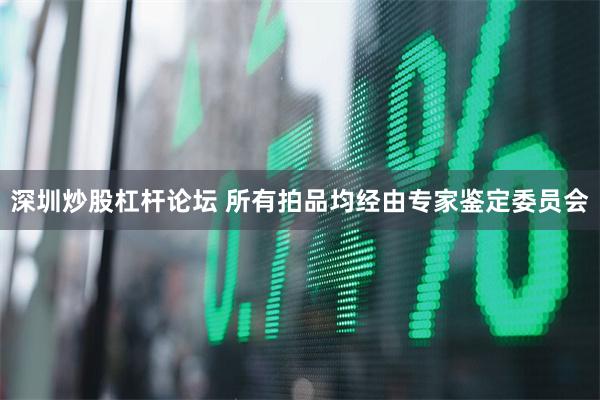 深圳炒股杠杆论坛 所有拍品均经由专家鉴定委员会